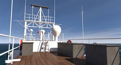 3D model Oceanographic Vessel with Helicopter and Submarine | 3D Molier ...