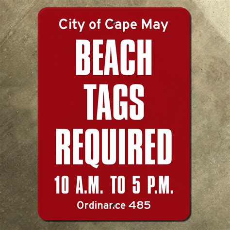 Where To Buy Cape May Beach Tags at Frank Rueb blog