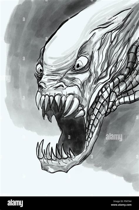 Image result for Alien Creature Drawing