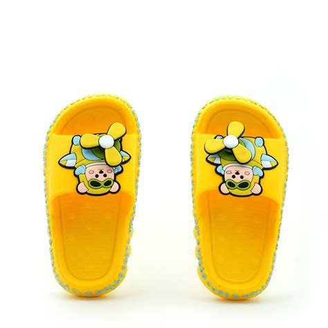 Yellow Fan Flip Flop – ToToLand