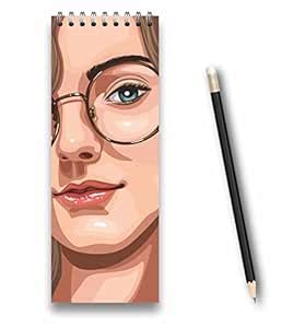 BIRD'S MIND® Woman Fridge Magnet Notepad With Magnetic Pencil For ...