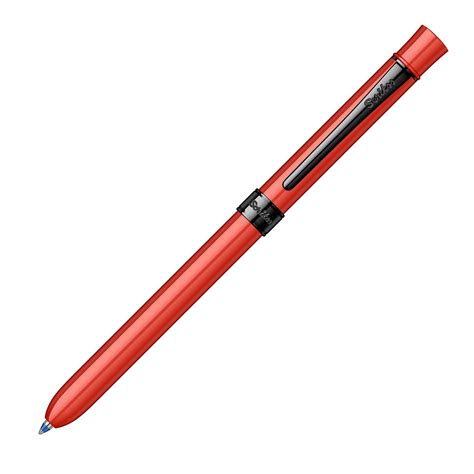 Scrikss Trio 93 Glossy Red Multi pen 3 in 1 Pen Ball Point Pen & 0.5mm ...