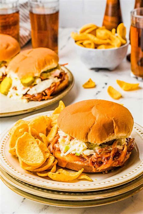 Pulled BBQ Chicken Sandwich | Table for Two® by Julie Chiou