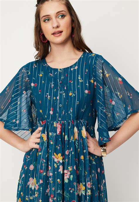 Buy Women Printed Maxi Dress Online at just Rs. 1699.0 - 1000011839816 ...