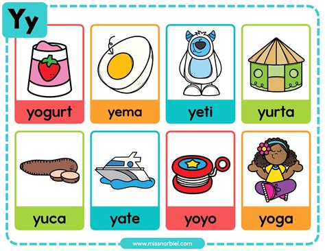 30 Palabras Con Y | Palabras Con Y Para Niños – TZXPTR