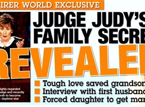 JUDGE JUDY FAMILY SECRETS | National Enquirer