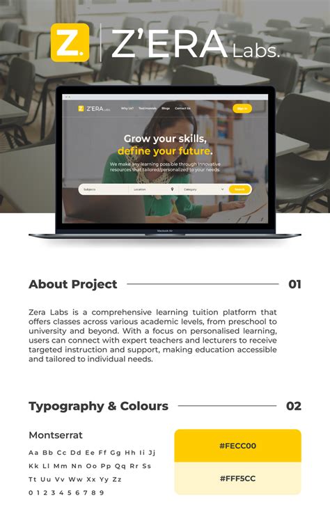 Zera Labs Full Education Website | Freelancer