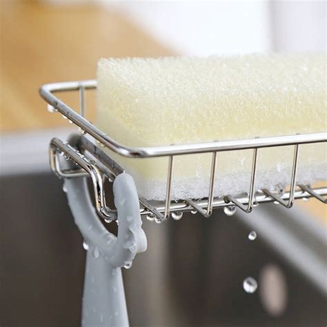 Stainless Still Faucet Sponge Holder – easyShops-india