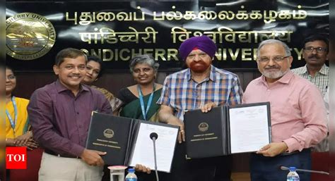 Pondicherry University: ICMR, Pondicherry University sign pact to offer ...