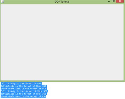 Image result for GUI Java OOP