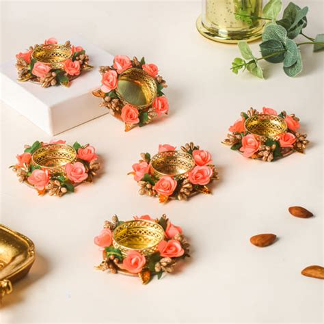 Opulent Gold Floral Dessert Spoon Set Of 4 Online - Premium Cutlery Set ...