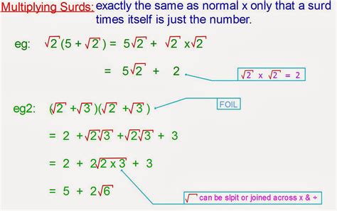 Image result for Multiplying and Adding Surds
