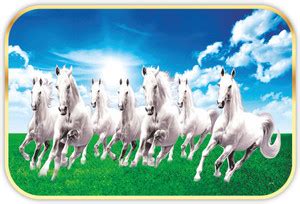 saf 7 Horses Sunrise Sparkle Lamination Finished Surface Golden Slim ...