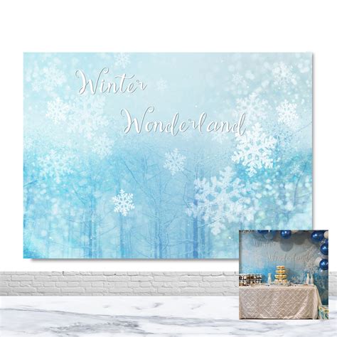 Winter Wonderland Photography Backdrop