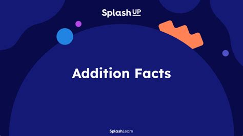 Image result for Addition Facts
