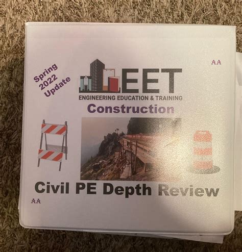 Selling EET Construction Depth : r/PE_Exam