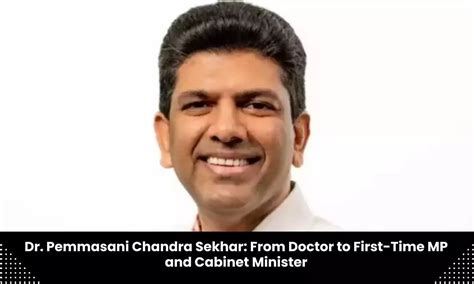 Newly elected Member of Parliament Dr Chandra Sekhar Pemmasani joins ...