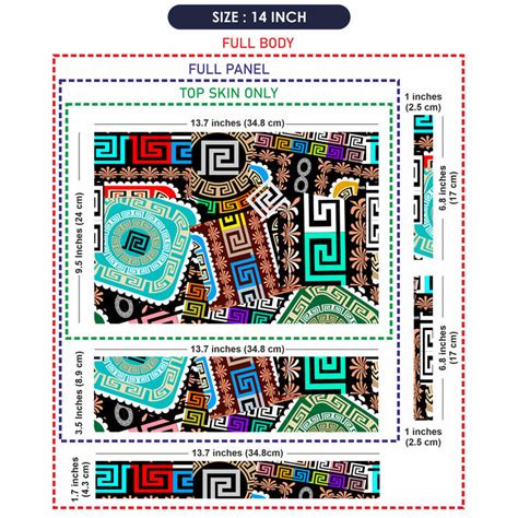 Shop Multicolour Mandala Art Laptop Skin | Buy Online Now – SkinsLegend