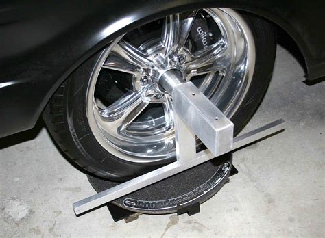 checking caster angle