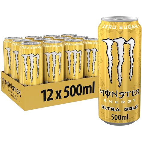 Buy Monster Energy Ultra Gold & Rehab Peach - Caffeine Energy Drink ...