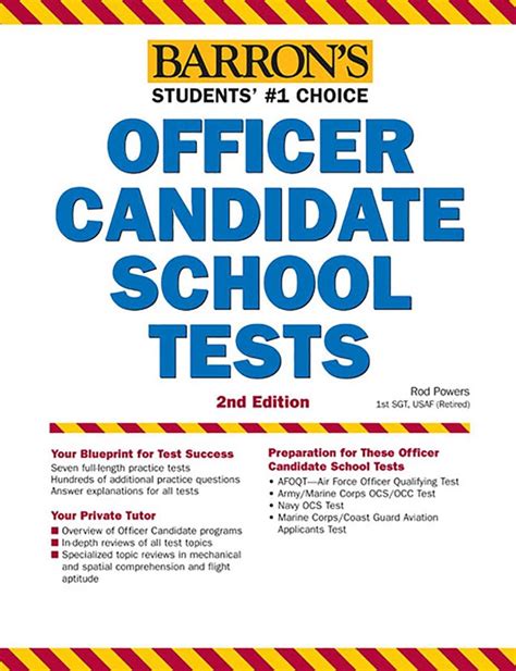 Officer Candidate School Tests | Book by Rod Powers | Official ...