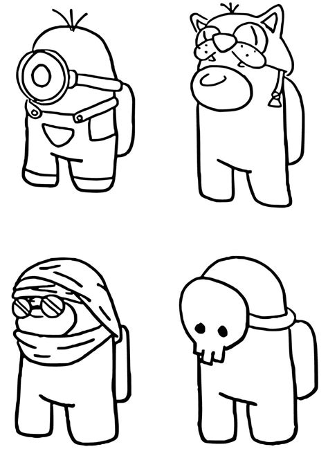 Among Us coloring pages - ColoringLib