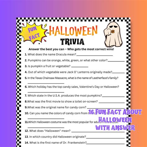 Halloween Trivia Questions, Halloween Movie Quiz, Adults Halloween Games, Kids Halloween ...