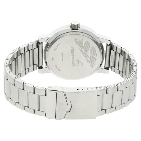 Fastrack Bare Basics Quartz Analog Bicolour Dial Stainless Steel Strap ...