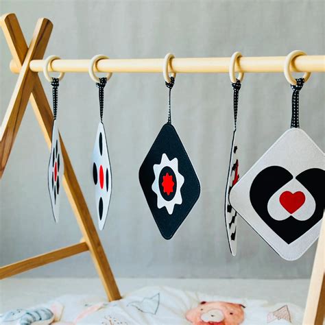 High Contrast Hanging Flashcards for Newborns & Infants | GiGeeGaGaa