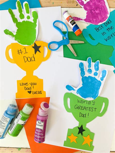 19 EASY Father's Day Crafts for Preschoolers - ABCDee Learning
