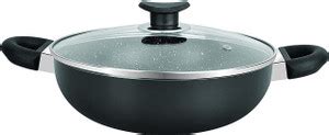 BERGNER by Bergner Essential Plus Press Kadhai 28 cm diameter with Lid ...