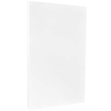 JAM Paper Glossy Legal Cardstock 2 Sided - 8.5 x 14 80lb - White ...