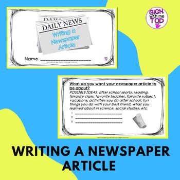 Image result for Newspaper Article Example