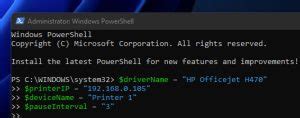 Add Network Shared Printer PowerShell Script 的图像结果