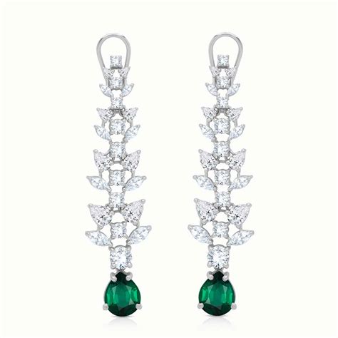 Glamorous Silver Chandelier Earrings – Anayra Jewellery