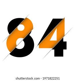 Number #84 Original EyeBlack - Numbers