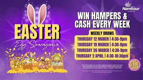 Easter Egg-Stravaganza at Nambour RSL Club, 14 Mathew Street, Nambour ...