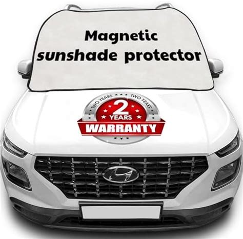 Axmon® Magnatic Car Sun shade Protector, Car Windshield Sunshade Cover ...