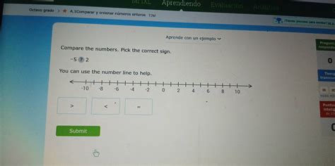 Solved: MTIXL Aprendiendo Evaluación Analitica Octavo grado A.1Comparar ...