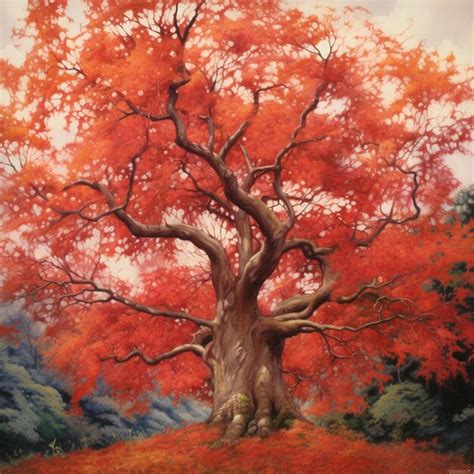 Image result for Tutorial Painting Red Tree