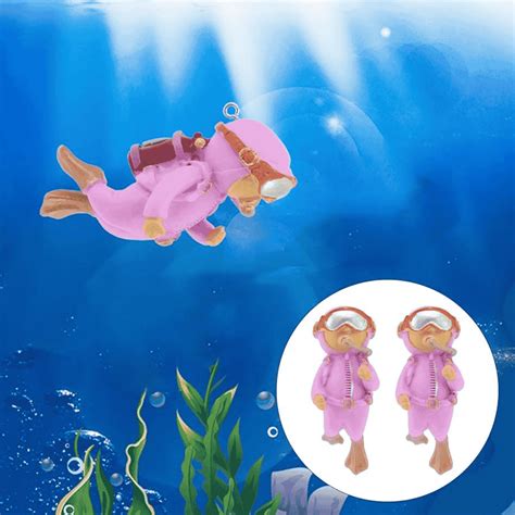 Decor Toy | Floating Little Diver | Random colour – cloningaquapets