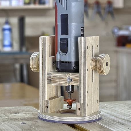 Image result for Homemade Hand Router Base