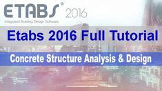 Image result for Etabs 2016 Tutorial