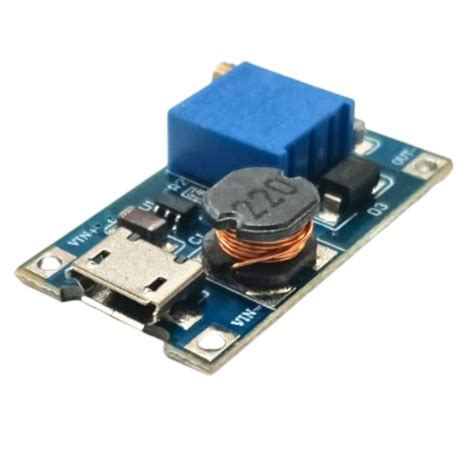 2A Step-up MT3608 2V-24V DC-DC Boost Converter Module with Micro USB P ...