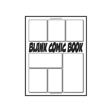 Buy Blank Comic Book: Draw Your Own Comics for Adults | Over 100 ...