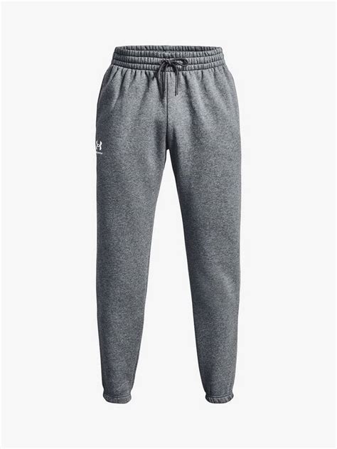Under Armour Essential Fleece Joggers, Pitch Grey Medium Heather