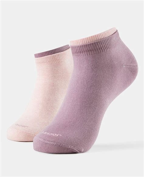 Buy Compact Cotton Stretch Solid Low Show Socks with StayFresh ...