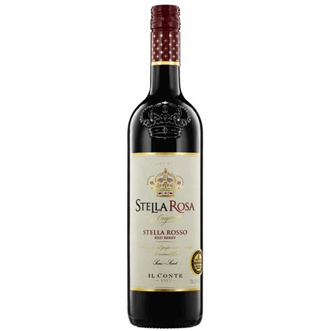 Stella Rosa Rosso Red Berry Semi-Sweet Red Wine 750 ml - Stella Rosa