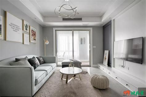 88平米两居室精装房装修，简约北欧风，舒适清爽-模范家装修网
