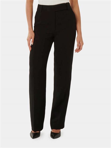 Forever New Taryn Straight Leg Pant in Black